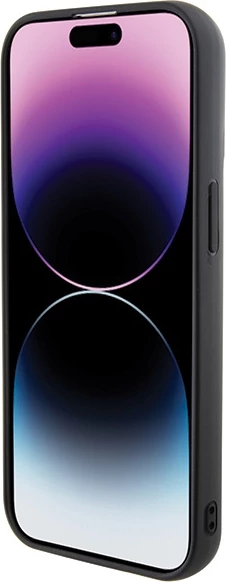 Mbështjellës Karl Lagerfeld 3D Rubber Multi Logo për iPhone 15, i zi