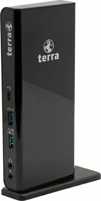 Docking station Terra Mobile 732, USB-A/USB-C, Dual Display, e zezë