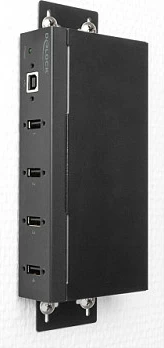 USB Hub DeLOCK 60686, USB 2.0, 4x USB-A, USB-B, 480 Mbit/s, 1.8 m, metal, i zi