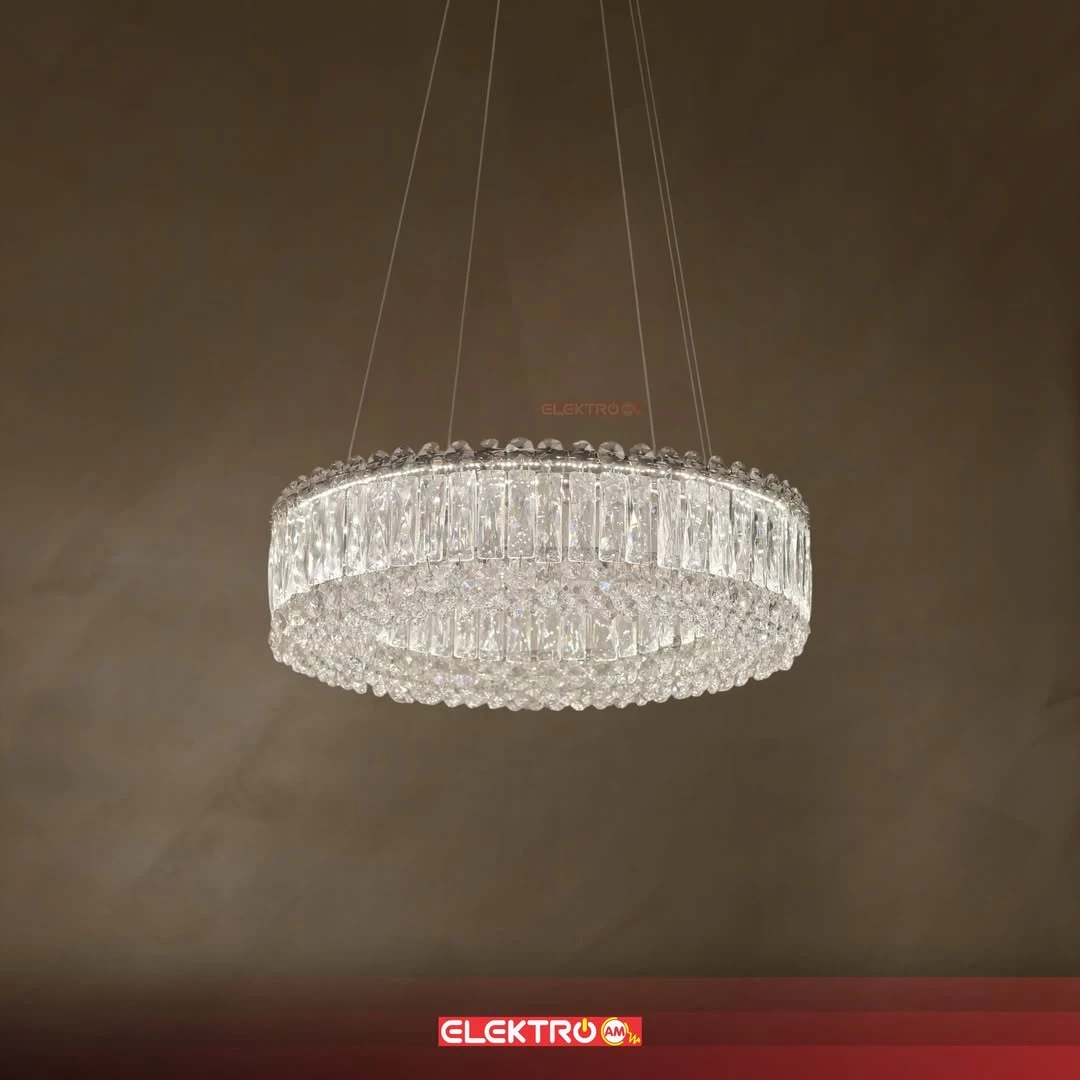 Abazhure LED Kristal i Varur 50 cm