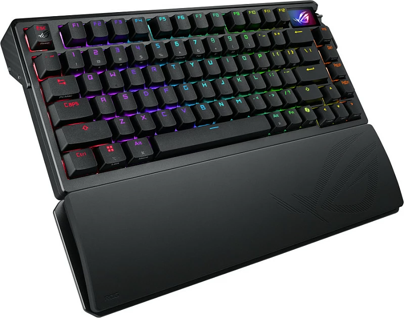 Tastierë gaming ASUS ROG Azoth Extreme, 75%, mekanike ROG NX Snow, Wireless/Bluetooth 5.1, OLED, RGB, FR QWERTZ, e zezë