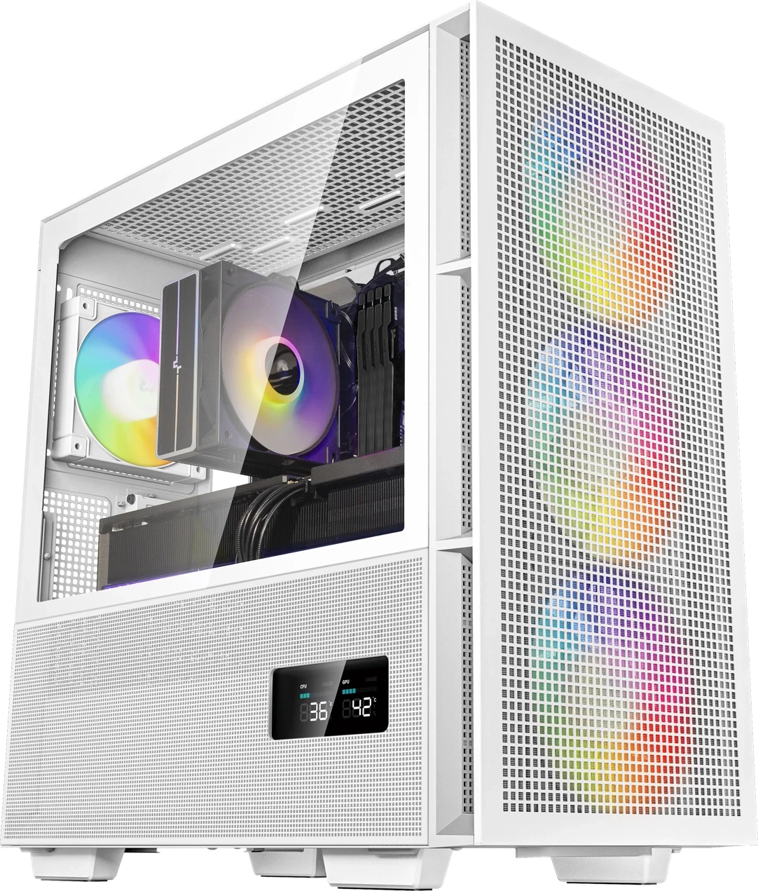 Kompjuter desktop UVI OMEGA NV56T Ryzen 5 7600X, RTX 5060 Ti 16GB, 32GB RAM, 1TB SSD, 850W, bardhë