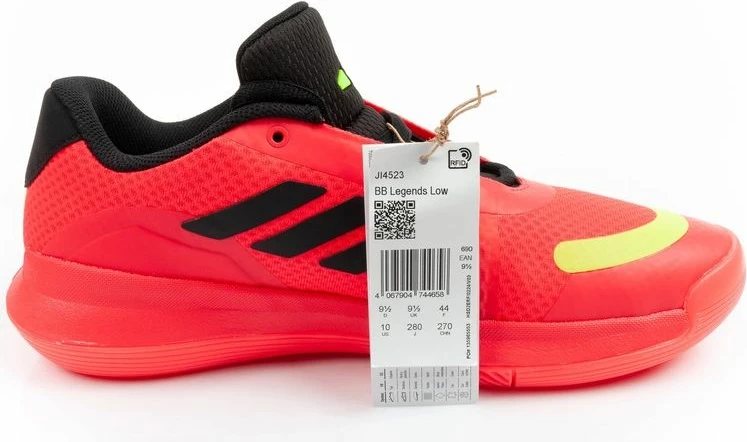 Atlete basketbolli adidas BB Legends Low, meshkuj, të zeza [Madhësia: 44.5]
