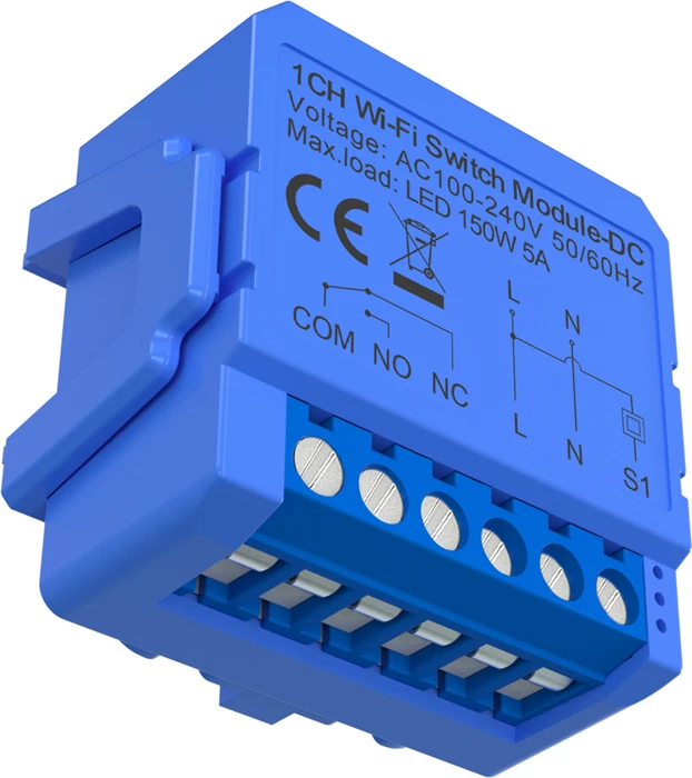 Switch Wi‑Fi Avatto WSM16-DC-1 1 kanal kontakt i thatë DC, Tuya Smart Life