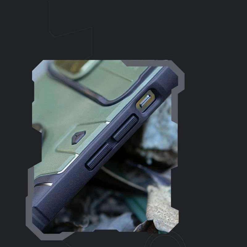 Maskë telefoni Nillkin CamShield Armor Pro iPhone 14 Plus, kaltër [Ngjyra: Kaltër]