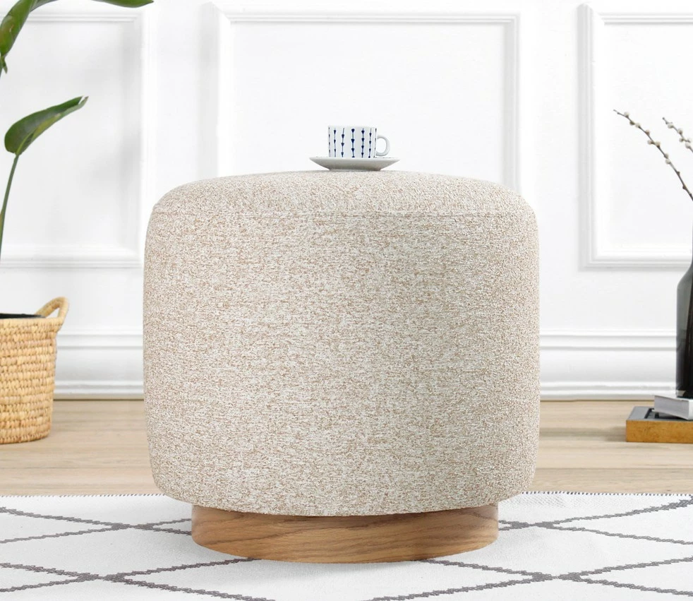 Puf Atelier del Sofa, Cheriton, ngjyrë bezhë