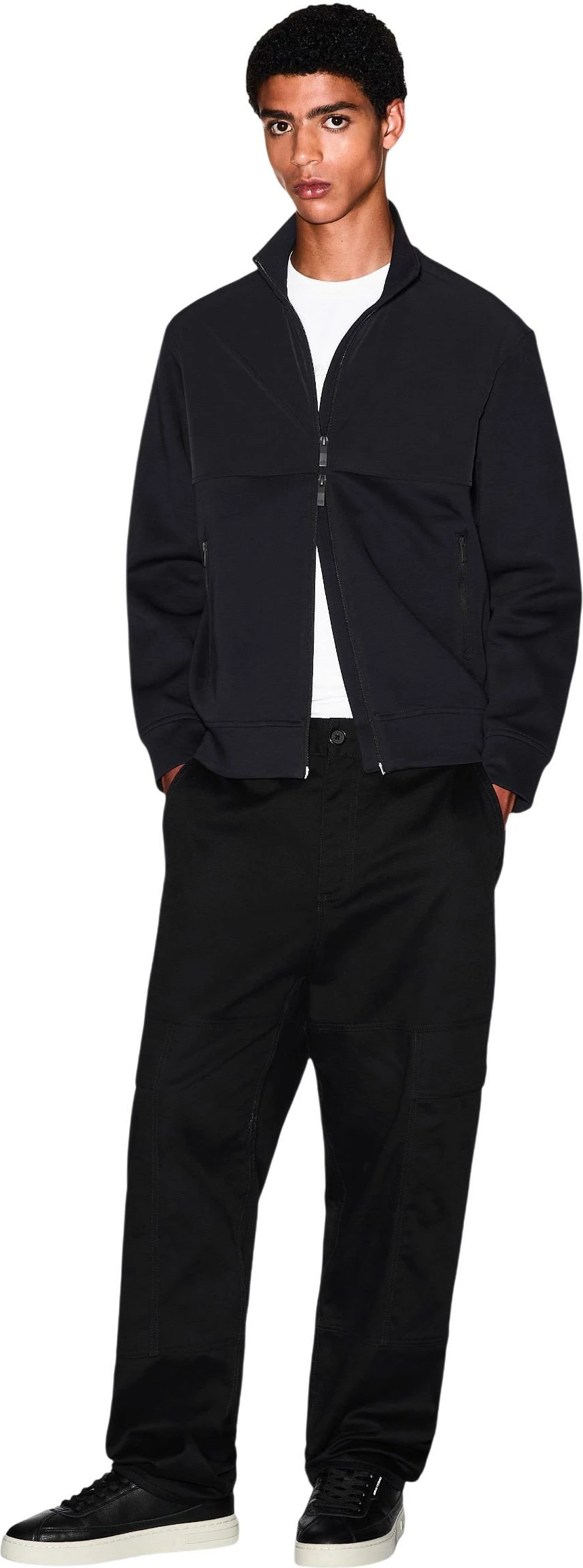 Duks për meshkuj Armani Exchange XM001564 AF10818, i zi [Madhësia: M]