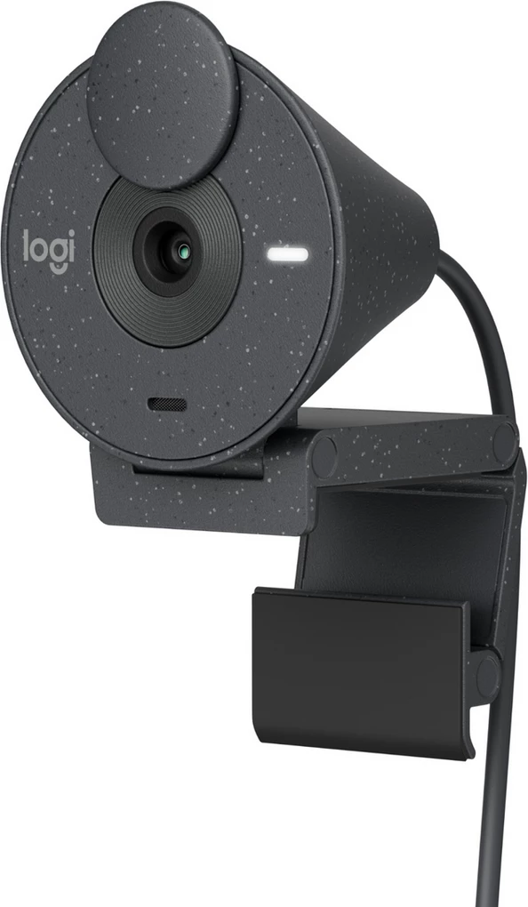 Webcam Logitech Brio 300 960-001436 1080p USB-C me mikrofon, e zezë