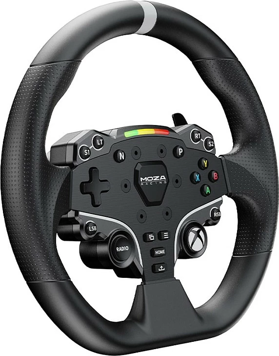 Timon garash Moza Racing RS052 / ESX Wheel, 280mm, butona të programueshëm, i zi