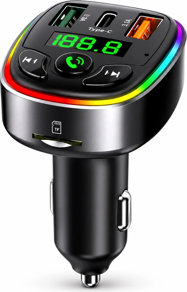 Karikues Veture HM137 me Transmetues FM, USB-C dhe LED RGB