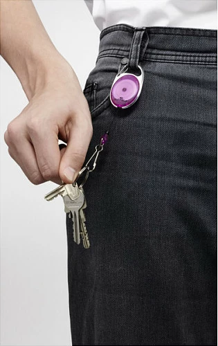 Mbajtëse ID me litar tërheqës Durable Jojo Style, 1 copë, blu e errët
