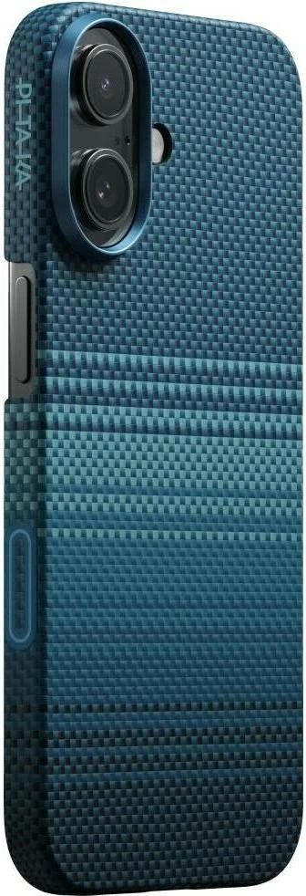 Mbështjellës Pitaka Ultra-Slim për Apple iPhone 17, aramid fiber, MagSafe, kaltër 5