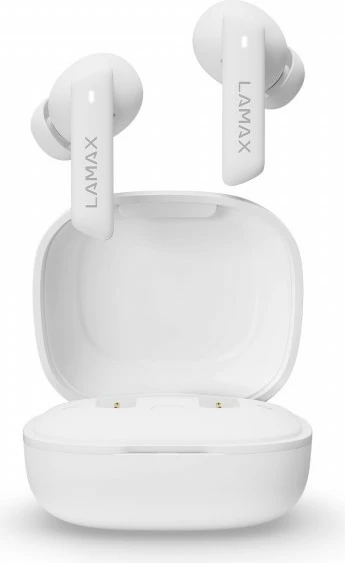 Kufje Lamax Clips1 ANC, wireless, Bluetooth 5.3, 44 orë bateri, të bardha