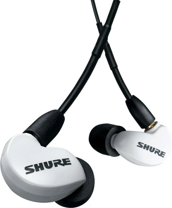 Kufje Shure AONIC 215, kabllo 3.5mm, bardhë