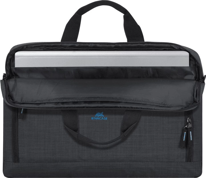 Çantë laptopi RIVACASE 8058 17.3" me Maus pa kabllo, e zezë (bundle)