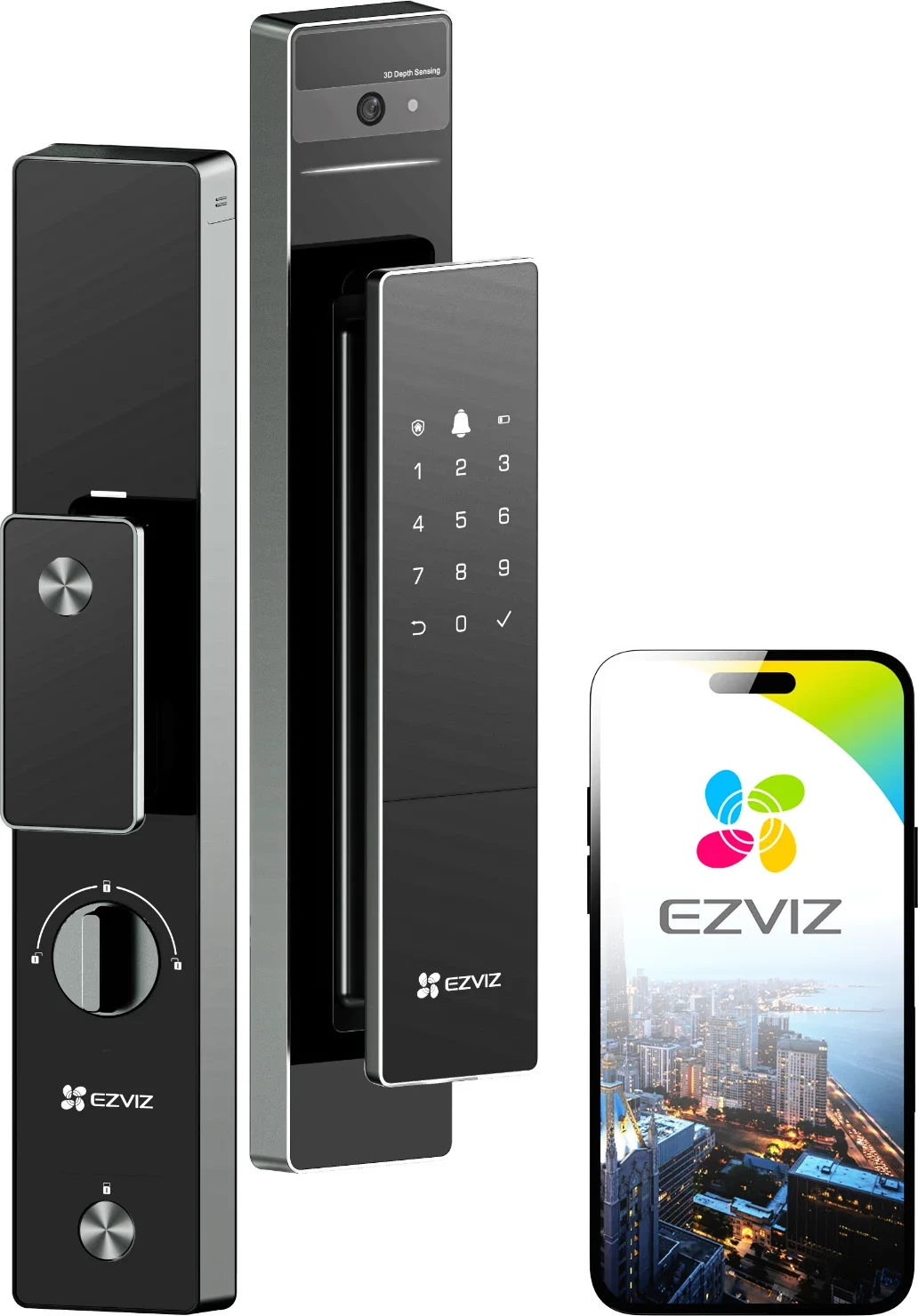 Bravë Smart me Njohje të Fytyrës EZVIZ DL50FVS