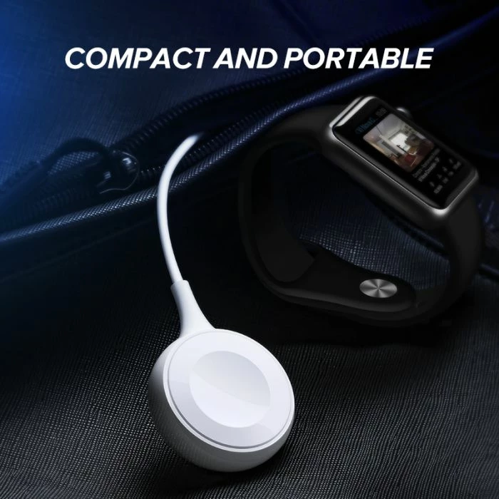 Karikues magnetik wireless për Apple Watch UGREEN 60969, USB-A + USB-C, 5V/1A, e bardhë