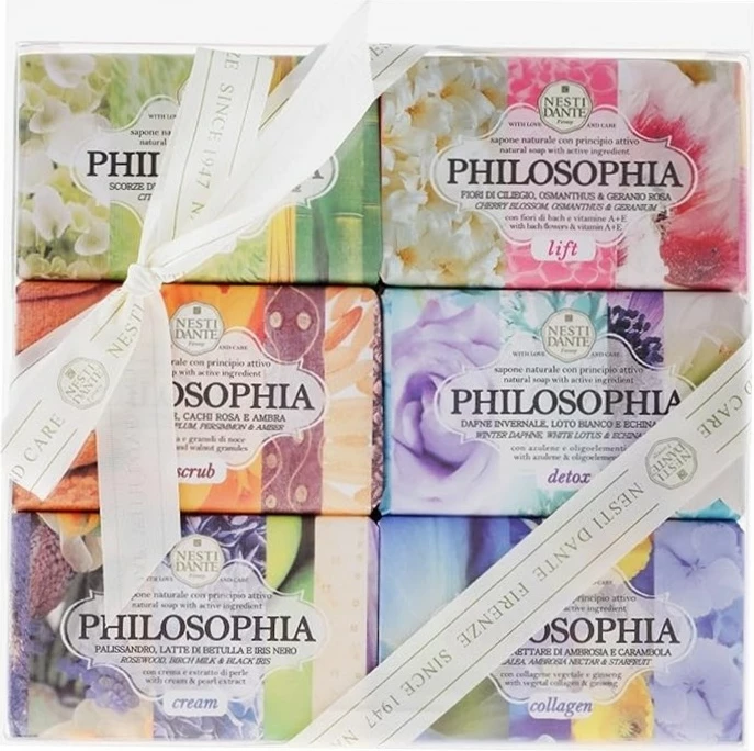 Set sapunë natyralë Nesti Dante Philosophia 6x150g