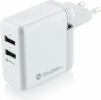 Karikues GoGEN Achq 203 charger, 2x USB, 2.4A wit