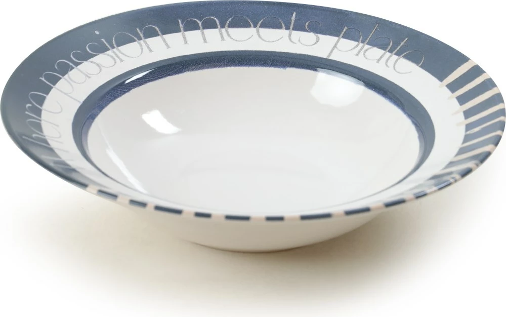 Pjata Hermia Concept, ngjyrë kaltër e errët dhe e bardhë, set prej 6 copash, 26cm, 660cc