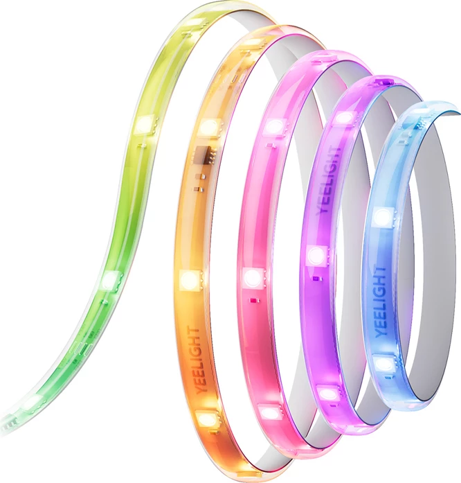 Shirit LED smart Yeelight D1 RGBIC YLYDD-0096, 20 m, Matter/Thread, set me kontrollues dhe adapter