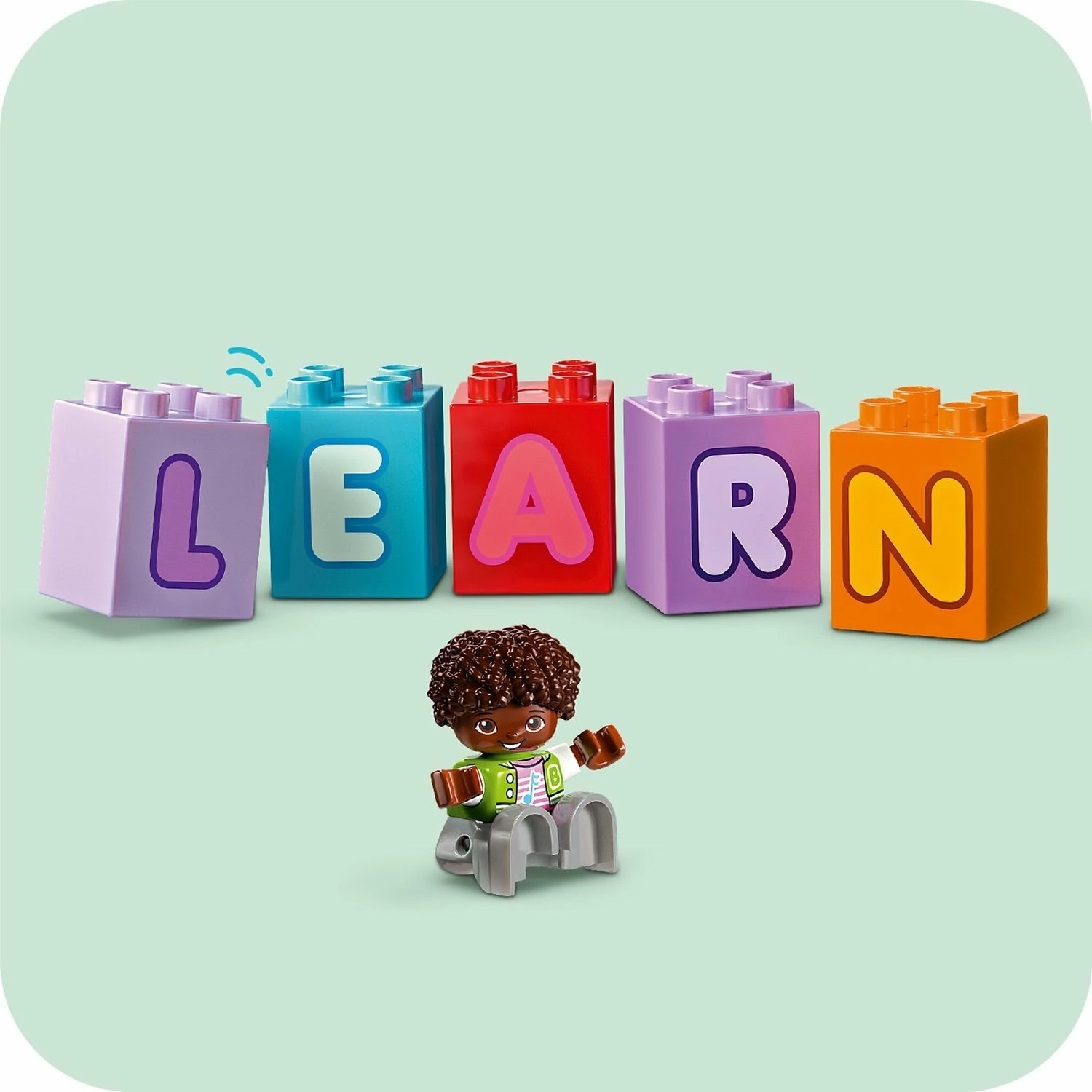 Set ndërtimi LEGO DUPLO Town Kamion me alfabet 10421, 36 copë, 2+ vjet, shumëngjyrësh