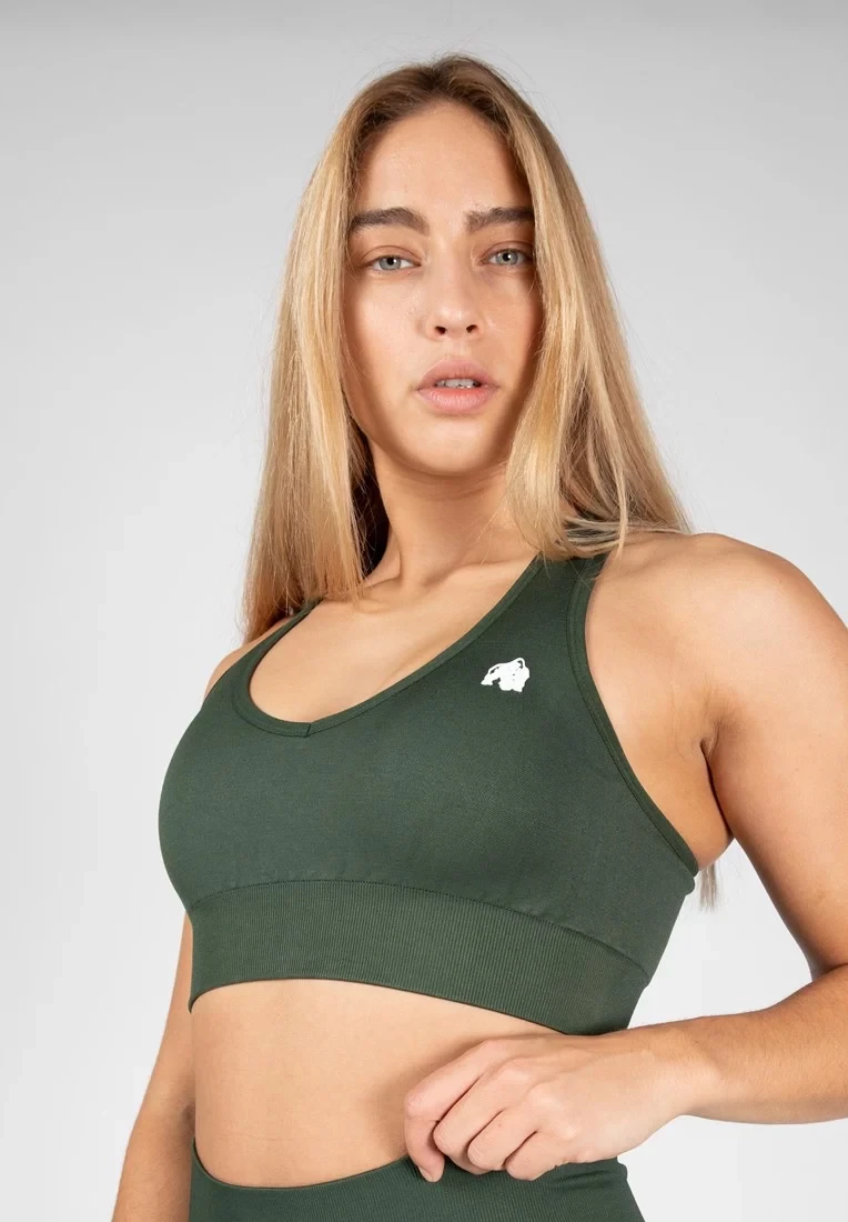 Neiro Seamless Bra - Army Green [Madhësia: M/L]