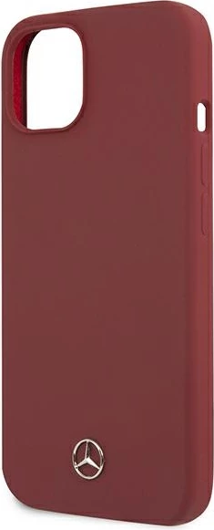 Mbështjellës Mercedes Silicone Line për iPhone 13 mini 5.4\", i kuq, në kuti