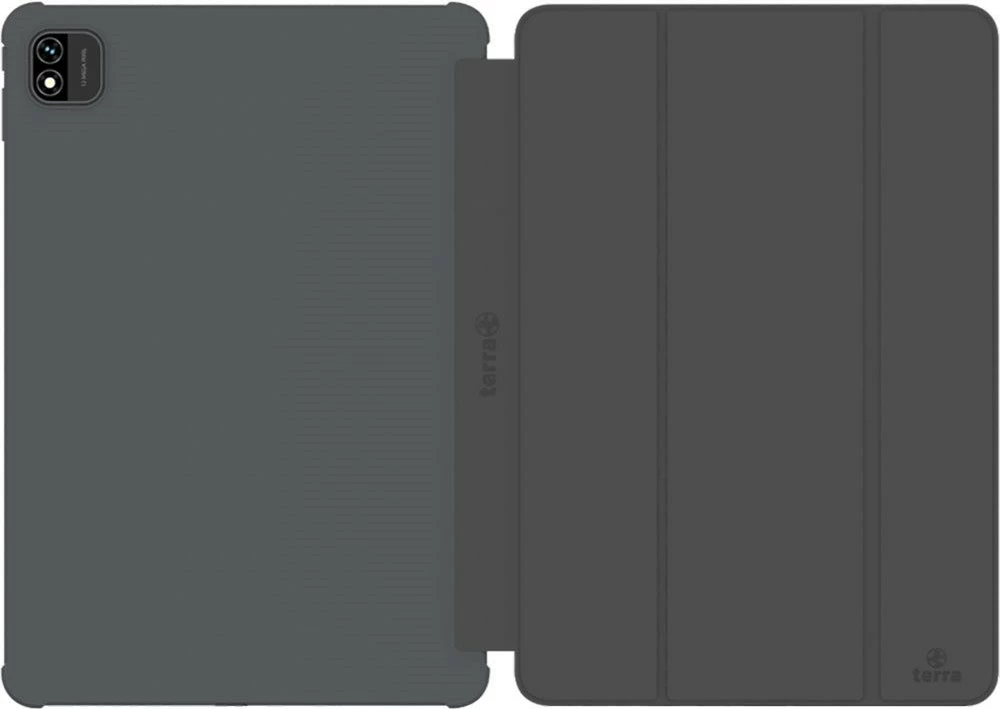 Mbështjellës Terra Smart Folio për Terra PAD 1007, me mbajtës për stilolaps, gri