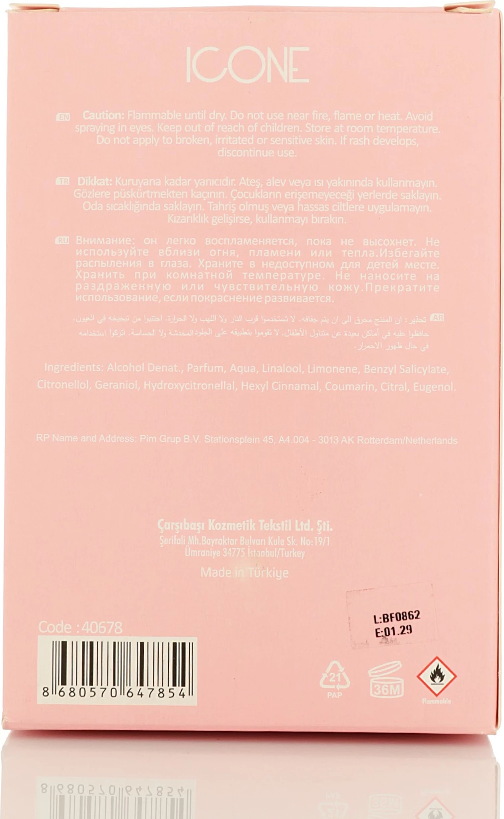 Parfum për gra, Alberto Taccini, 40678, 100ml