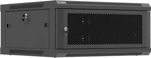 Kasë rack LANBERG 19" 4U, 600x600mm, e zezë, derë me vrima