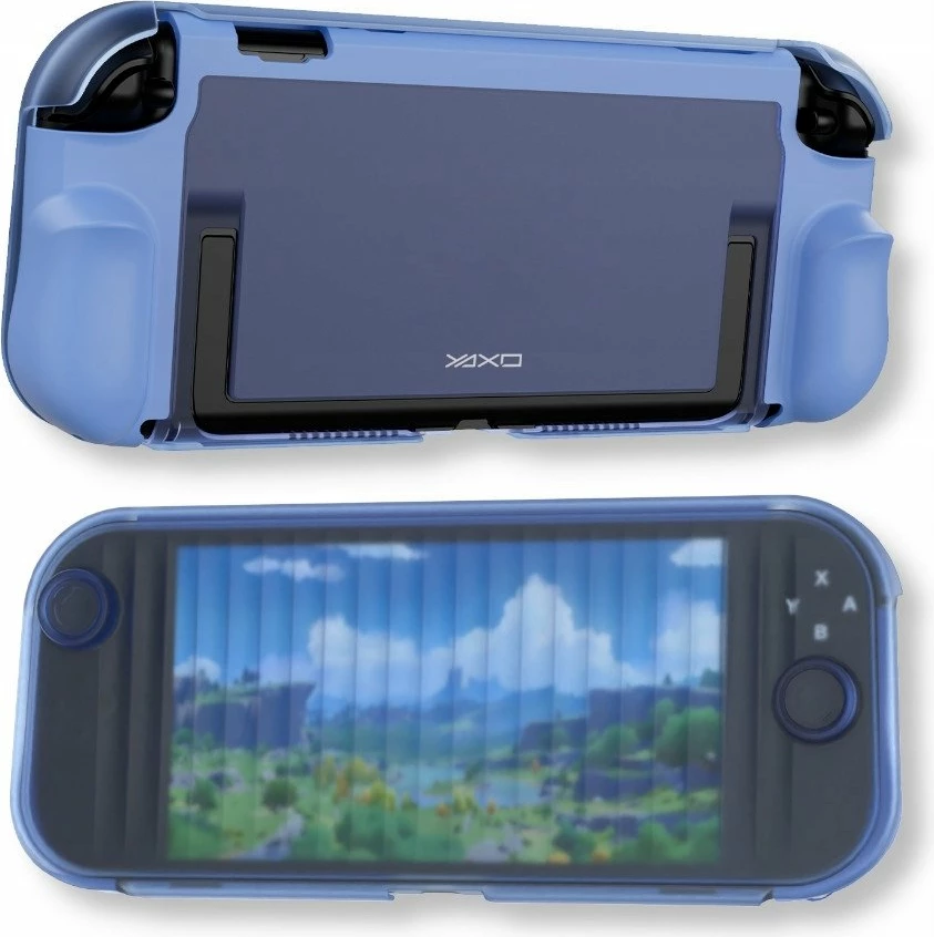 Mbështjellës konzole Yaxo Buzzard për Nintendo Switch 2, mbrojtje ushtarake, me mbajtëse të palosshme, Hydro Blue
