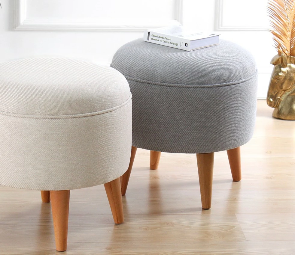 Puf Atelier del Sofa, Moouv 7091, ngjyrë gri