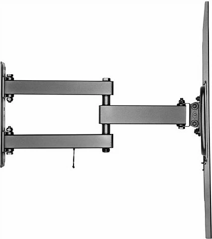 Mbajtës muri për TV EQUIP, 37"-70", krah i lëvizshëm 4 nyje, VESA 600x400, 35 kg, i zi