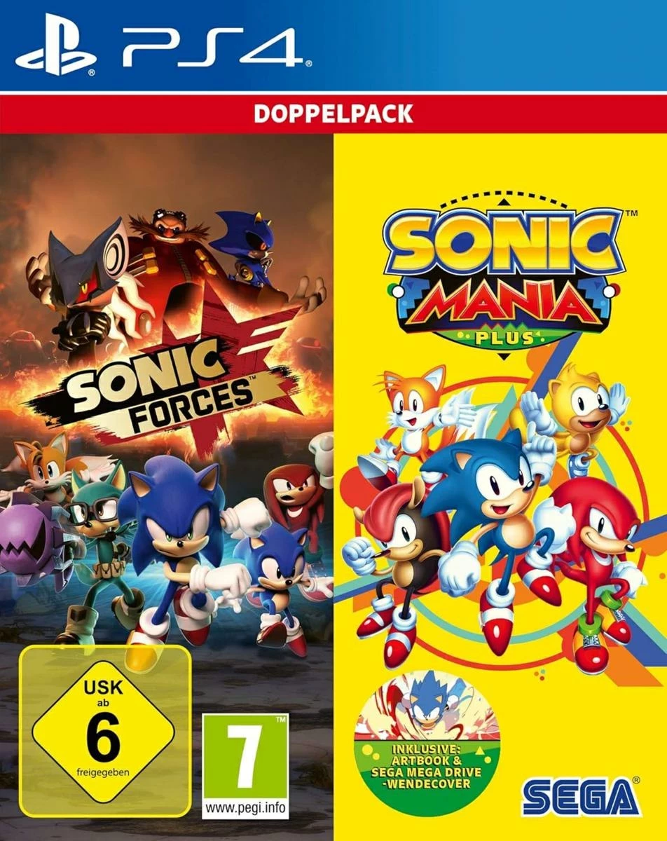 Lojë PS4 Sega Sonic Mania Plus & Sonic Forces Double Pack