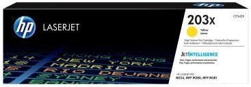 Toner, HP, 203X CF542X, rendiment i lartë, origjinal, i verdhë