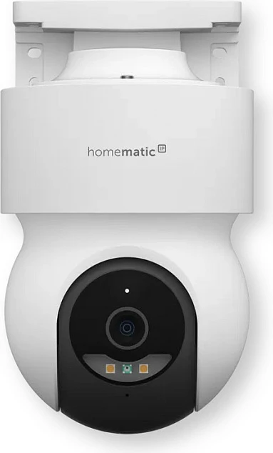 Kamerë sigurie IP Homematic IP HmIP-CO, 5MP, Wi‑Fi, IP65, pan/tilt, e bardhë