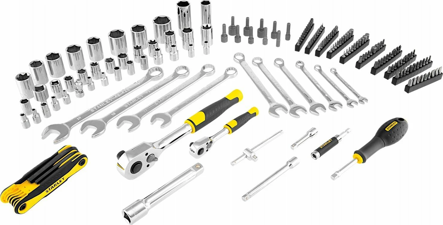 Set veglash Stanley STMT17380-1, 175 copë, 1/4\"-1/2\"
