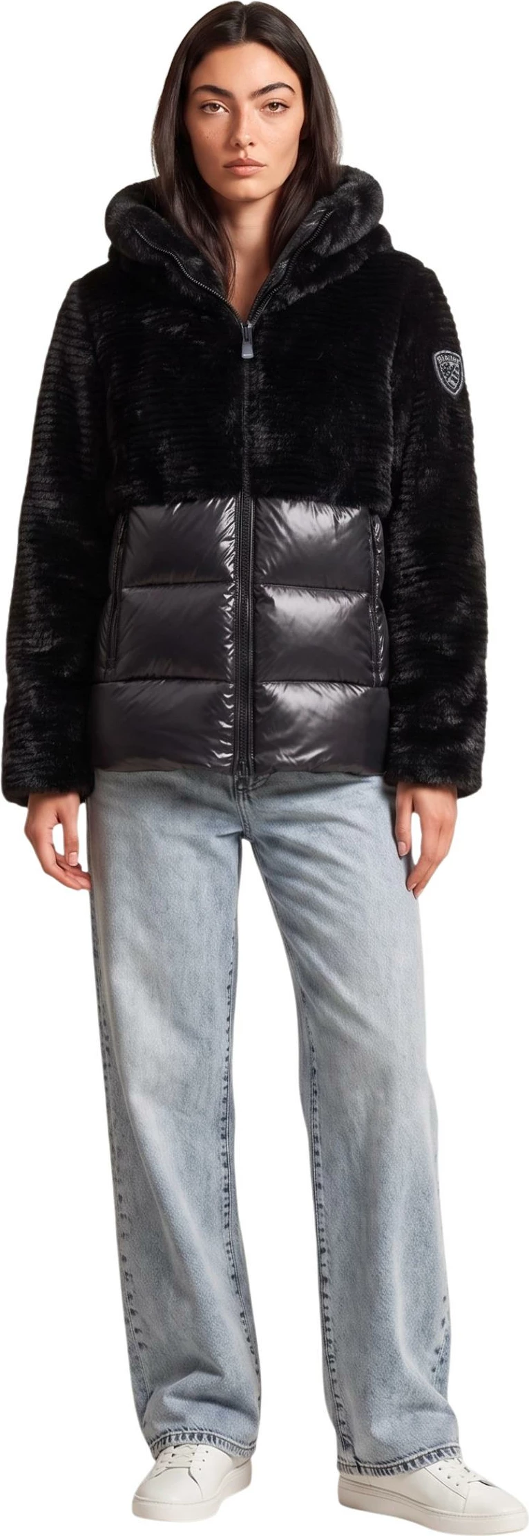 Jakne për femra Blauer FANEVIL 26WBLDC02304, e zezë [Madhësia: XS]