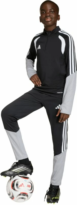 Pantallona sportive për fëmijë adidas, të zeza [Madhësia: 164 cm]
