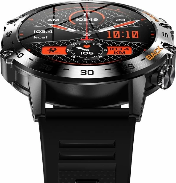 Smartwatch VELTORI unisex, e zezë