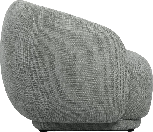 Fotel Freya, ngjyrë e hirtë e lehtë, 93x87x76cm