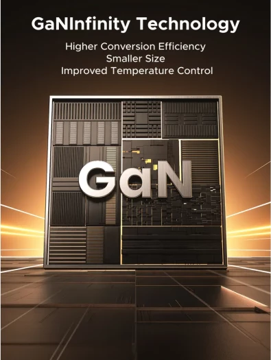 Karikues UGREEN 65825 65W GaN USB-C me kabllo tërheqëse 0.7 m, 2x USB-C + USB-A, gri