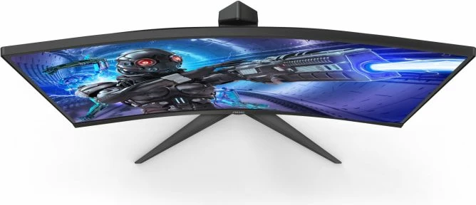 Monitor gaming AOC C32G2ZE/BK 31.5" VA FHD 240Hz i lakuar 1500R i zi