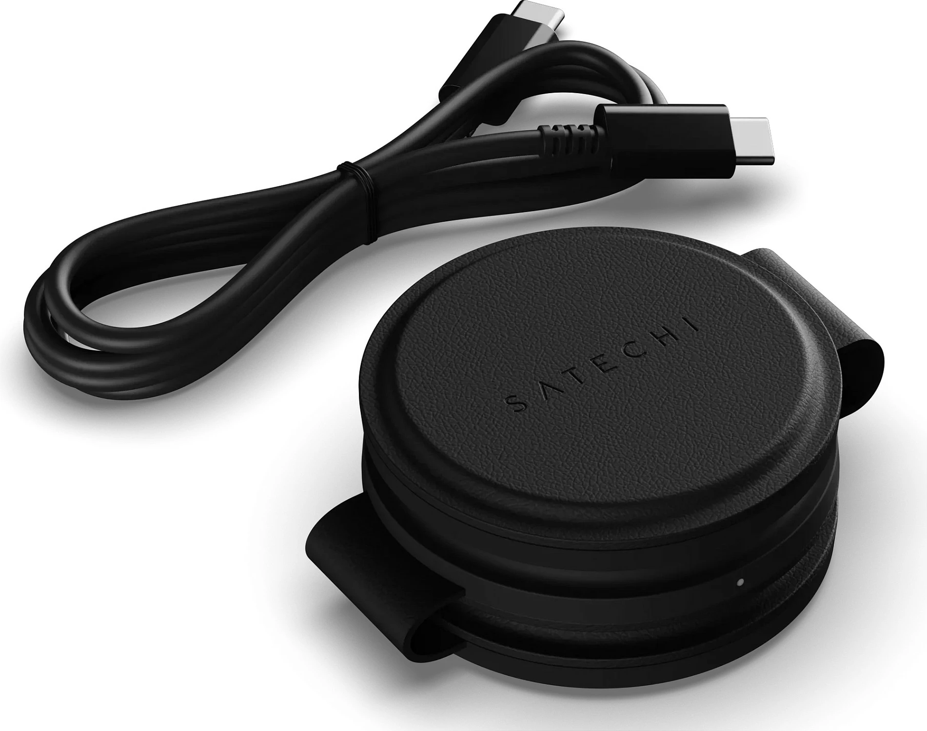 Karikues wireless Satechi OntheGo ST-QTG31K, Qi2, 3-në-1, 15W, i zi