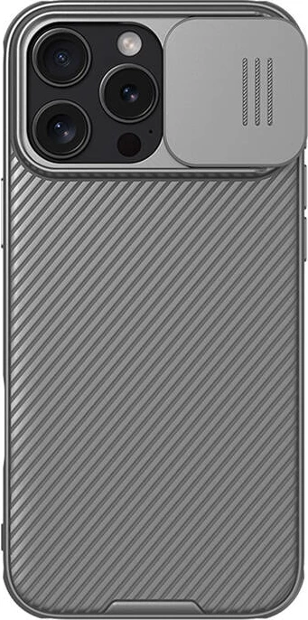 Mbështjellës Nillkin CamShield Pro për iPhone 16 Pro, gri