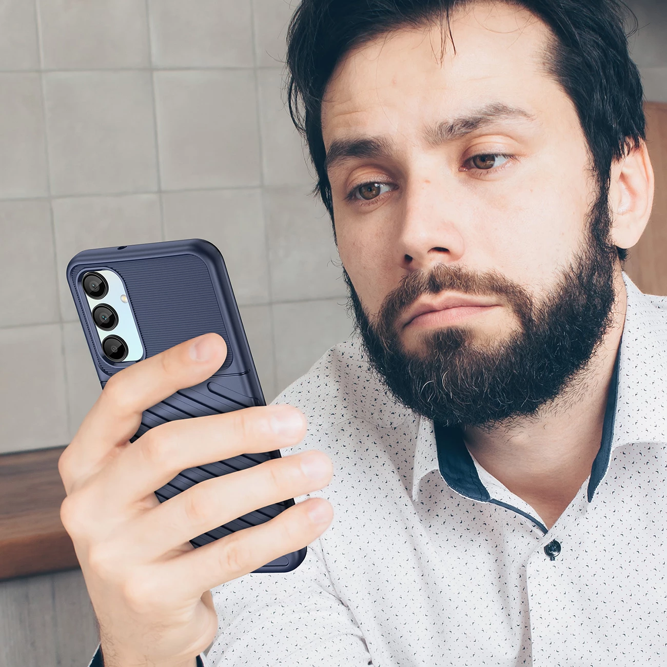 Mbështjellës Hurtel Thunder Case për Samsung Galaxy A16 / A16 5G, TPU, Kaltër