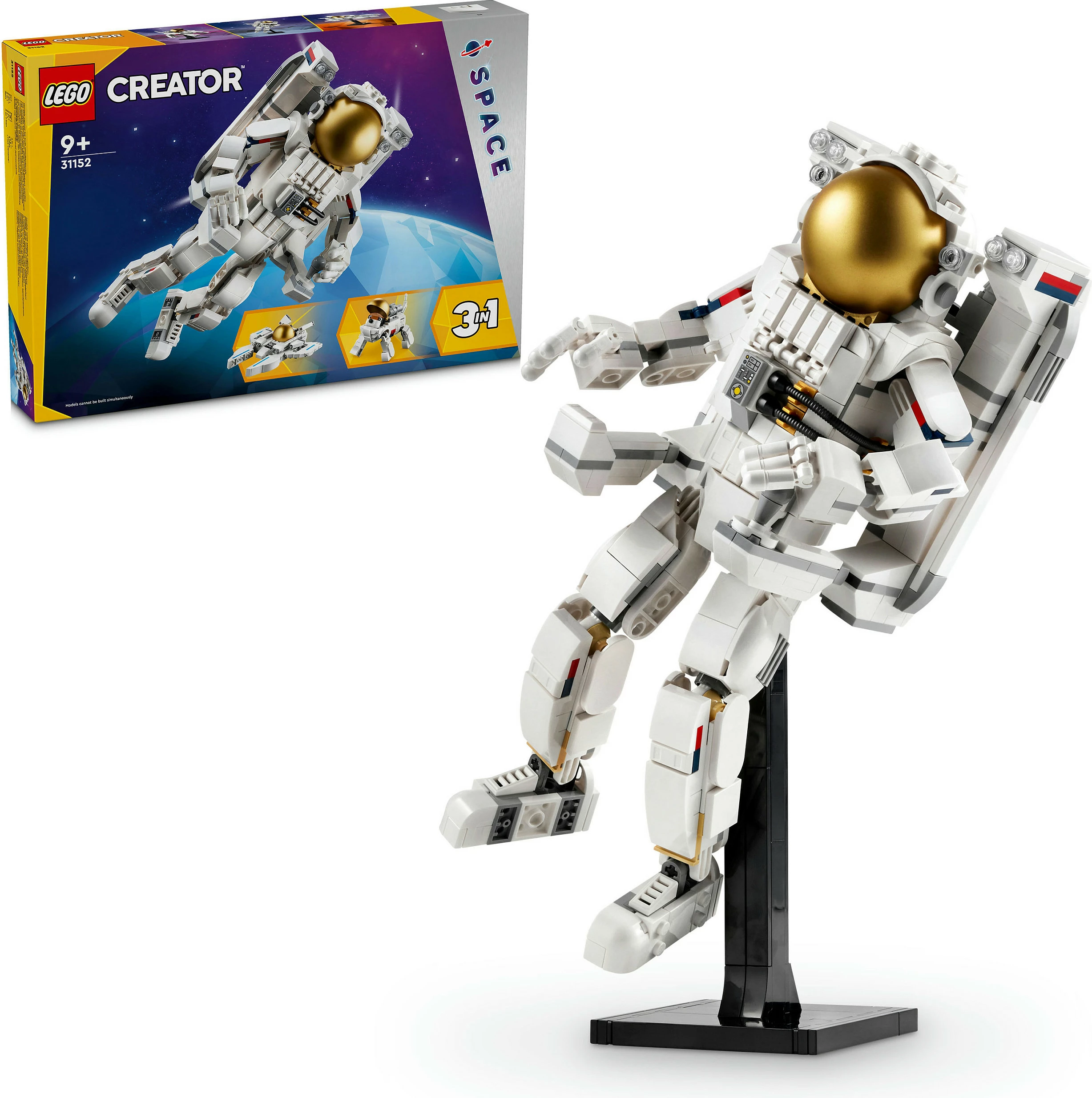 Set ndërtimi LEGO Creator 3in1 Space Astronaut 31152, 647 pjesë, multikolor