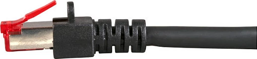 Kabllo rrjeti EFB Elektronik K5515.0,15, Cat6, 0.15 m, S/FTP, RJ45-RJ45, e zezë