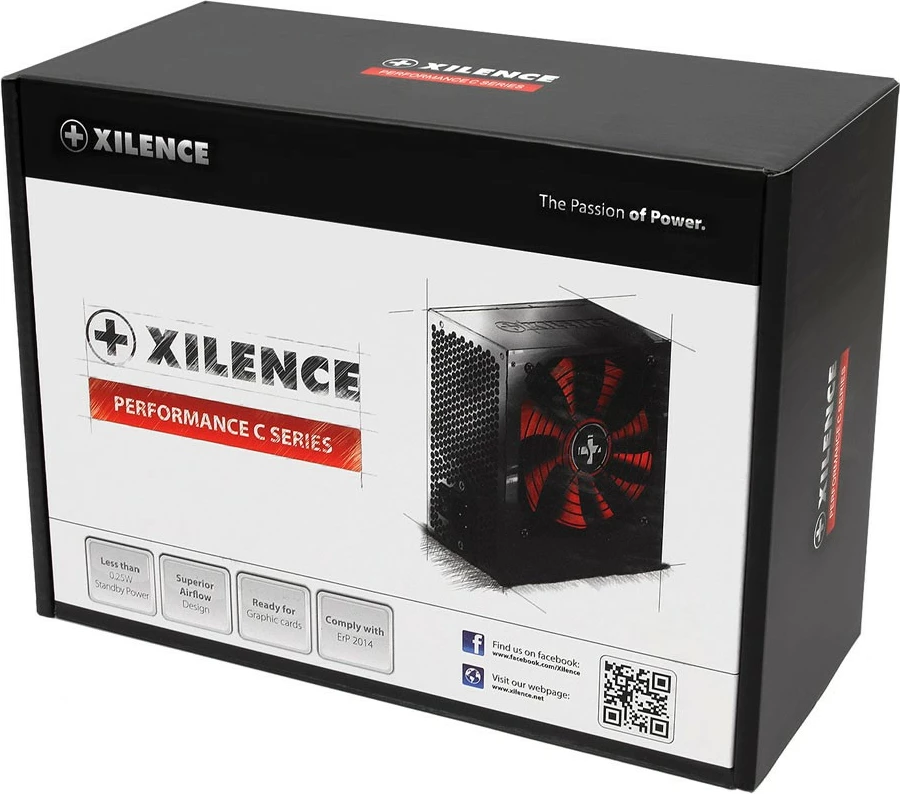 Kasë Xilence XP500R6, 350 W, e zezë